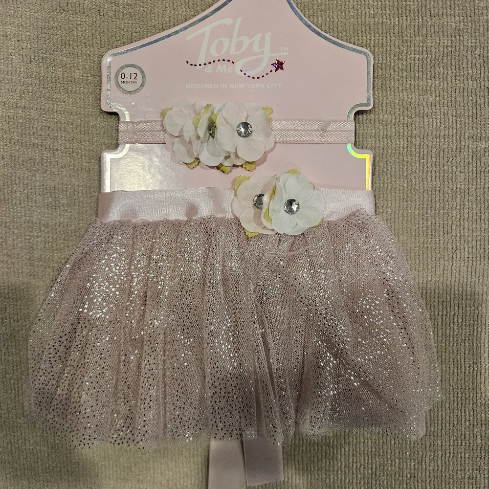 Pink Sparkle Tutu Headband